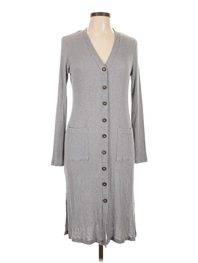 Pre-owned Socialite Cardigan Sweater In Gray