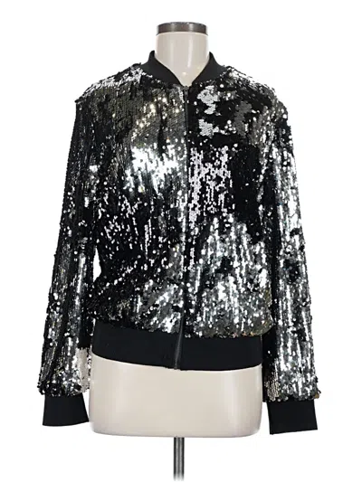 Pre-owned Socialite Cardigan Sweater In Silver