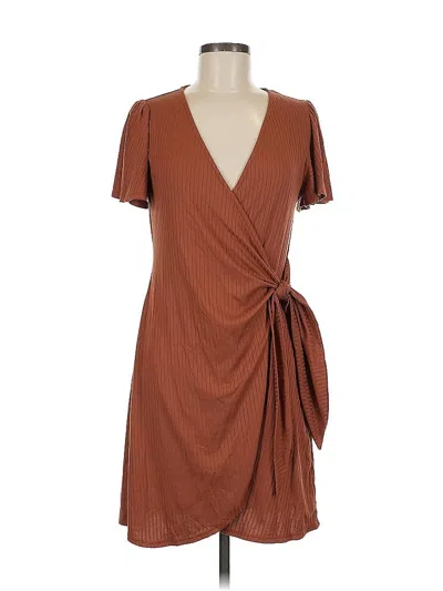 Pre-owned Socialite Casual Dress In Brown
