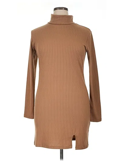Pre-owned Socialite Casual Dress In Brown