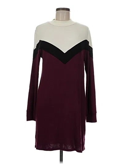 Pre-owned Socialite Casual Dress In Burgundy