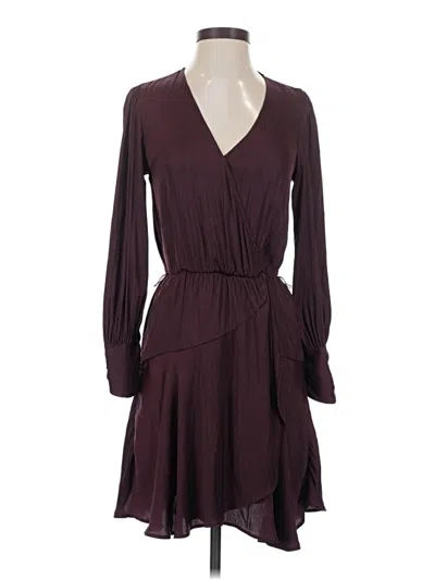 Pre-owned Socialite Casual Dress In Burgundy