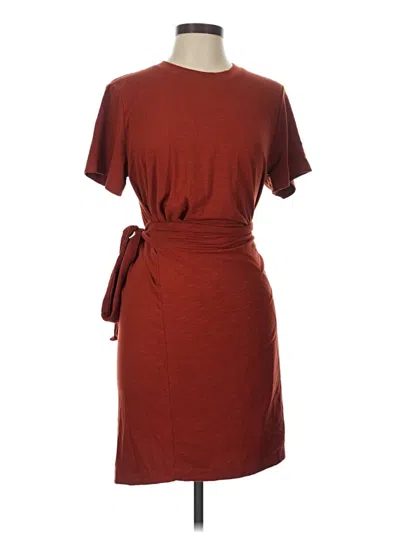 Pre-owned Socialite Casual Dress In Burgundy
