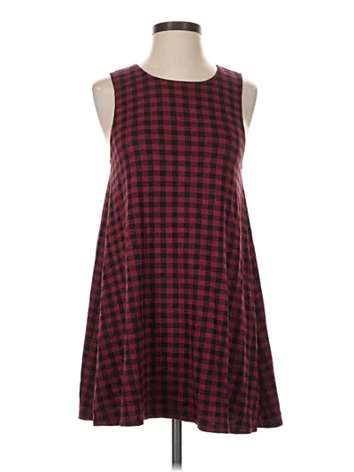 Pre-owned Socialite Casual Dress In Burgundy
