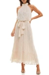 Socialite Chiffon Cocktail Maxi Dress In White