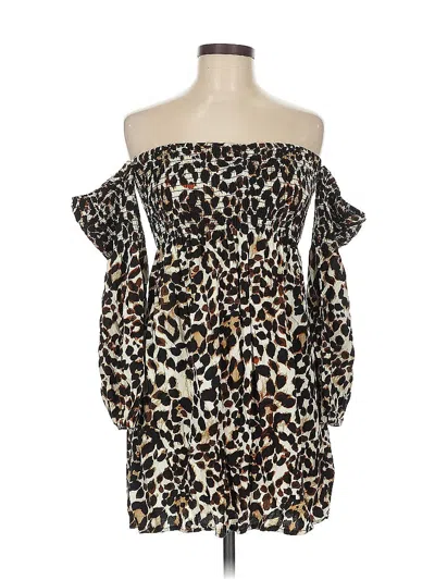 Pre-owned Socialite Cocktail Dress In Brown