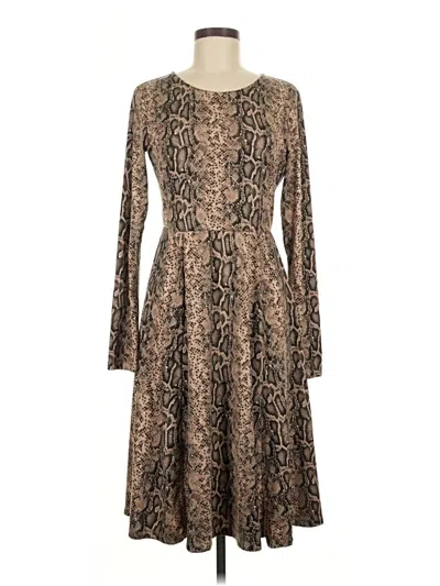 Pre-owned Socialite Cocktail Dress In Brown