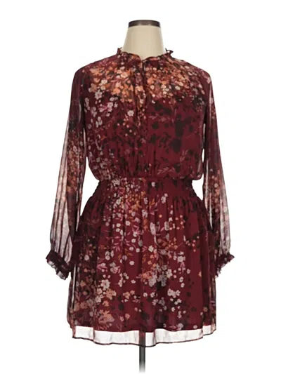 Pre-owned Socialite Cocktail Dress In Burgundy