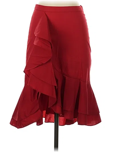 Pre-owned Socialite Formal Skirt In Red