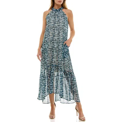 Socialite Halter High-low Maxi Dress