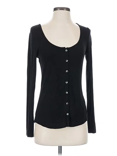 Pre-owned Socialite Long Sleeve Top Black Sweetheart Neckline Tops