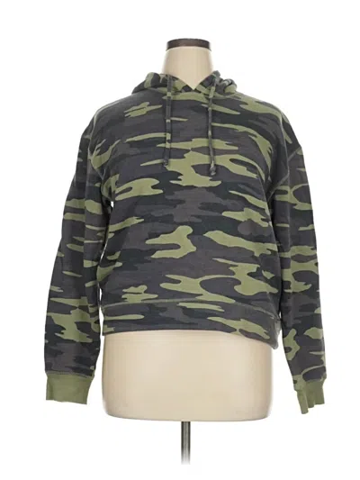 Pre-owned Socialite Pullover Hoodie In Green