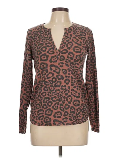 Pre-owned Socialite Pullover Sweater In Brown