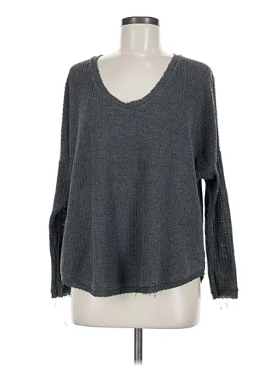 Pre-owned Socialite Pullover Sweater In Gray