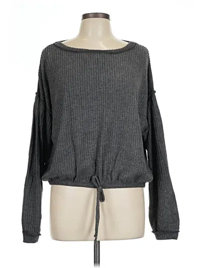Socialite Pullover Sweater In Gray