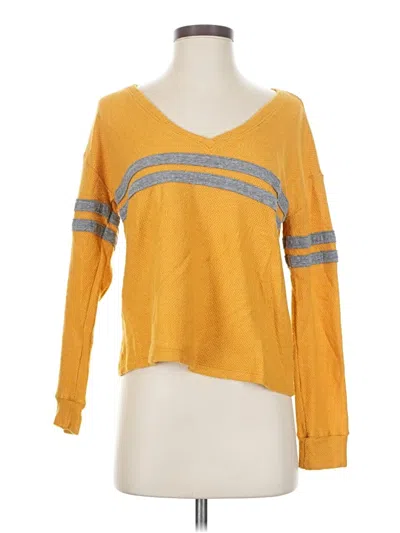 Pre-owned Socialite Pullover Sweater In Yellow
