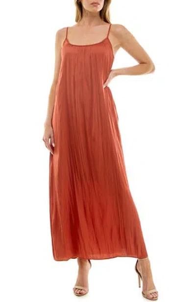 Socialite Satin Cami Maxi Dress