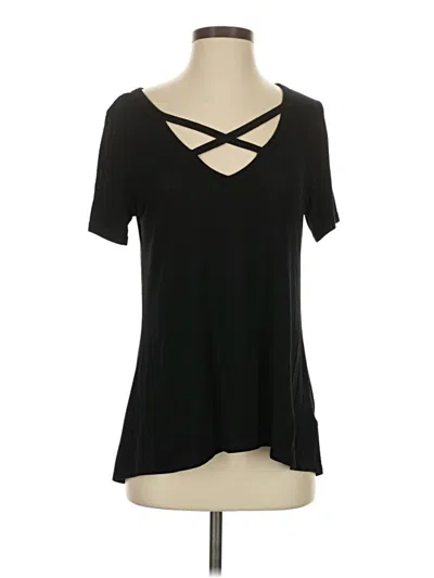 Pre-owned Socialite Short Sleeve T-shirt In Black