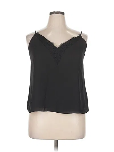 Pre-owned Socialite Sleeveless Blouse In Black