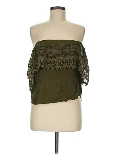 Pre-owned Socialite Sleeveless Blouse In Green