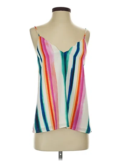 Pre-owned Socialite Sleeveless Blouse In Ivory