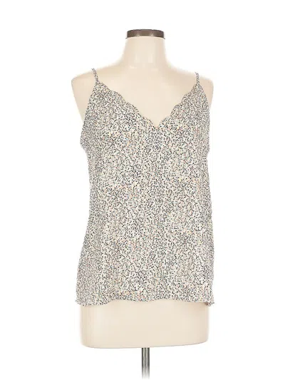 Pre-owned Socialite Sleeveless Top Ivory Sweetheart Neckline Tops In White