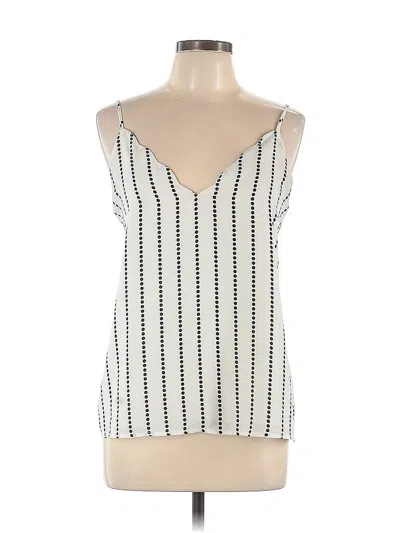 Pre-owned Socialite Sleeveless Top Ivory V Neck Tops In White