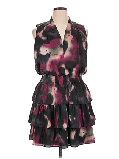 Pre-owned Socialite Sleeveless Top Purple Halter Neckline Tops