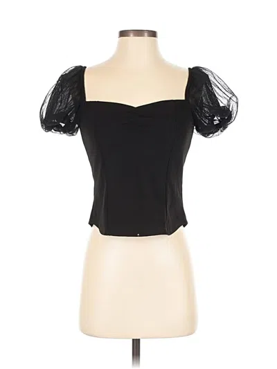 Pre-owned Socialite Tube Top Black Sweetheart Neckline Tops