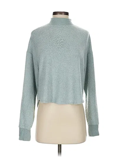 Pre-owned Socialite Turtleneck Sweater In Blue