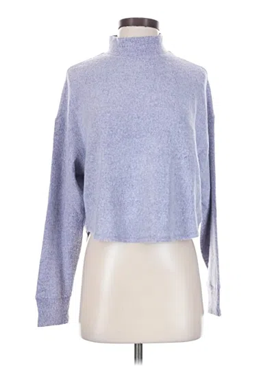 Pre-owned Socialite Turtleneck Sweater In Blue