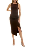 Socialite Twist Shoulder Body-con Dress