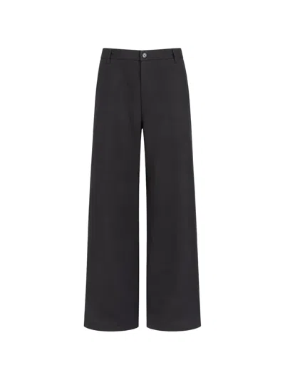 Société Anonyme 2k Wide-leg Trousers In Black