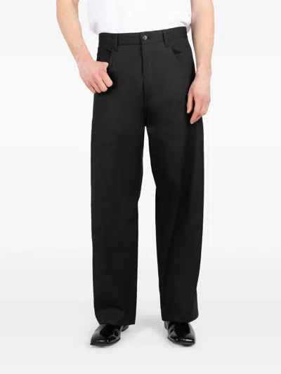 Société Anonyme Belt-loops Trousers In Black