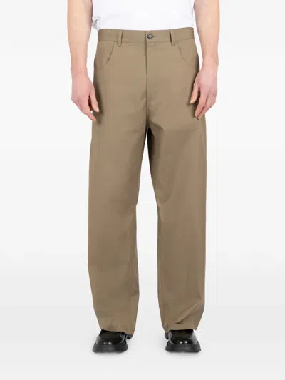 Société Anonyme Belt-loops Trousers In Brown