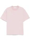 Société Anonyme Binary-embroidered T-shirt In Pink