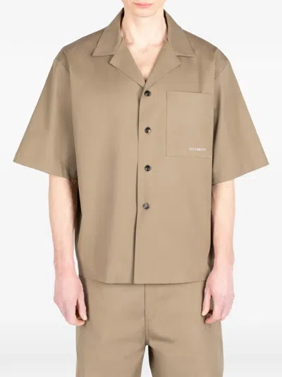 Société Anonyme Boo Buttoned Pocket Shirt In Brown