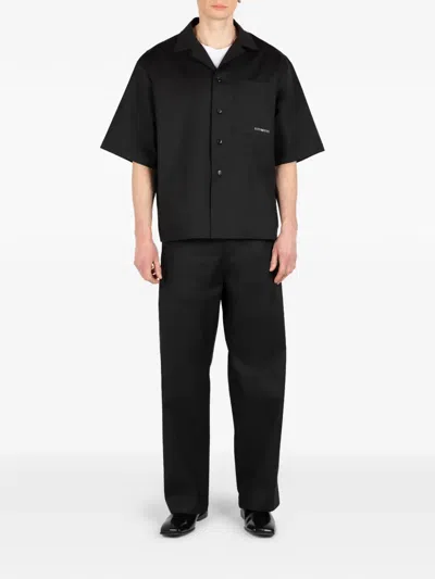 Société Anonyme Boo Pocket Short-sleeve Shirt In Black