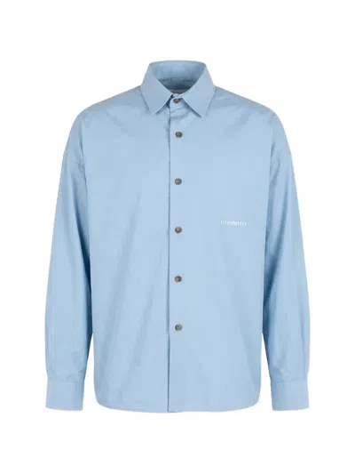 Société Anonyme Buttoned Oversized Shirt In Blue