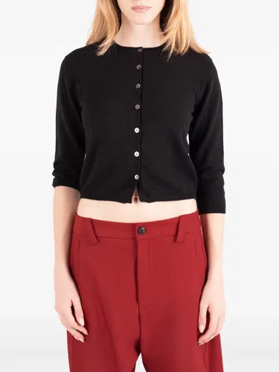 Société Anonyme Button-up Cashmere Cardigan In Red