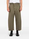 Société Anonyme Chiba Elastic-waist Trousers In Green