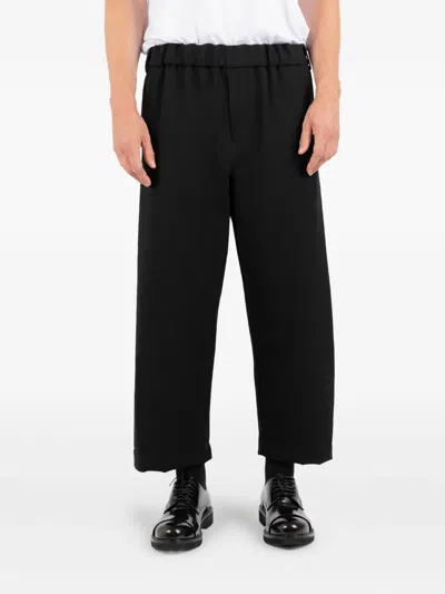 Société Anonyme Chiba Elastic-waistband Trousers In Black