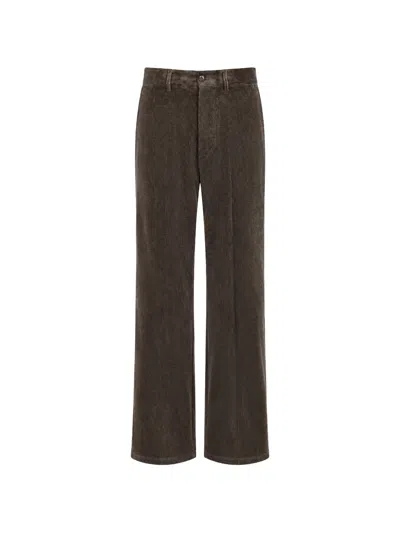 Société Anonyme Corduroy Wide-leg Trousers In Brown