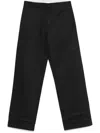 Société Anonyme Cotton Trousers In Black