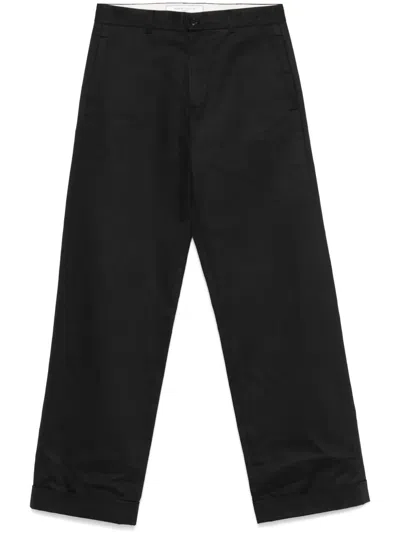 Société Anonyme Cotton Trousers In Black