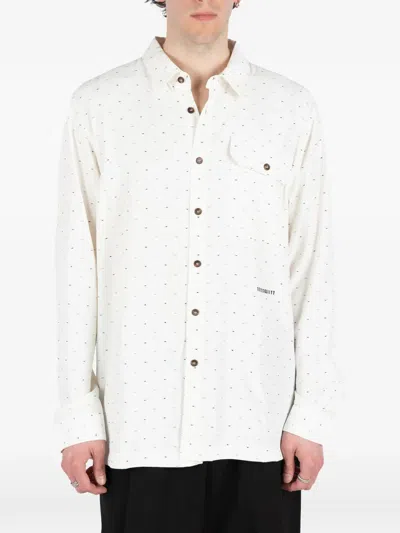 Société Anonyme Deadline Flap-pocket Cotton Shirt In Neutral