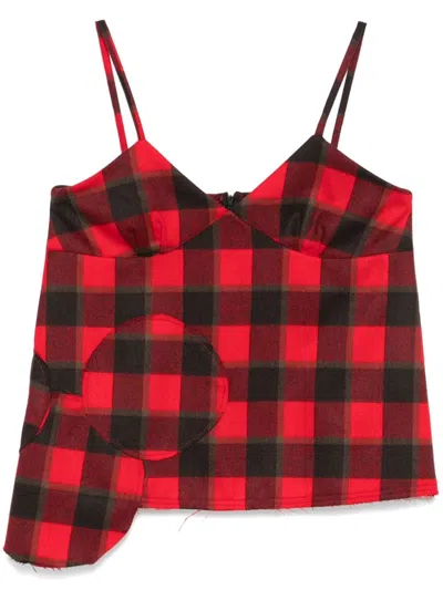 Société Anonyme Dot Top In Red