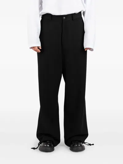 Société Anonyme Drawstring-cuffs Trousers In Black