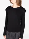 Société Anonyme Embroidered-numbers T-shirt In Black