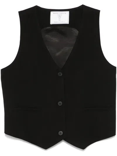 Société Anonyme Ernest Waistcoat In Black